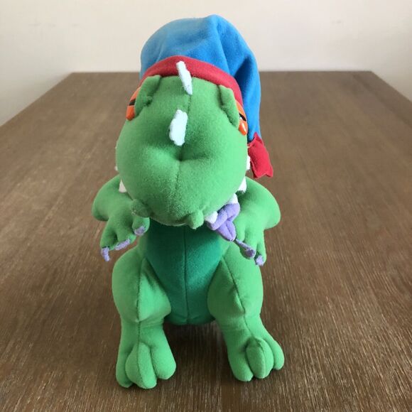 Vintage Mattel Nickelodeon Reptar Plush Rugrats Cartoon Stuffed Animal 1997 - Picture 2 of 12
